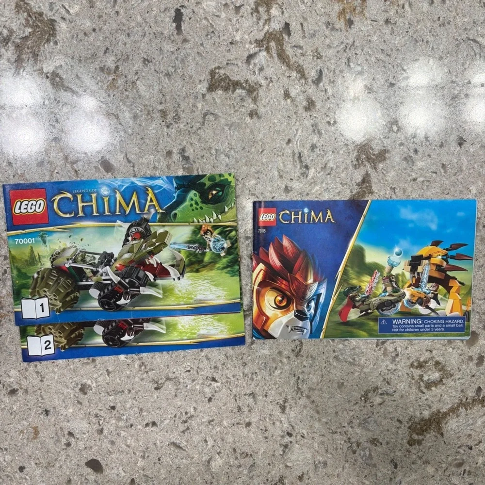 Lego Instruction Manual Lot of‎ 9 Power Miners, Agents, Chima